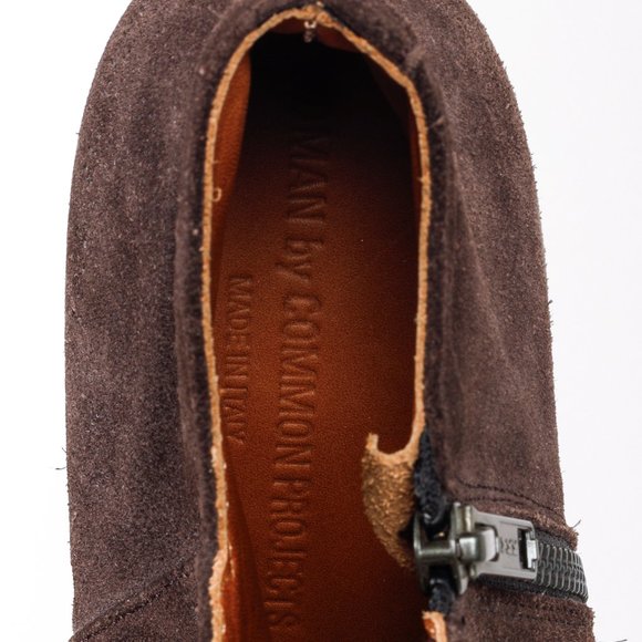Woman by Common Projects Brown Suede Ankle Boots - Picture 10 of 10